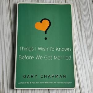 Things I Wish I'd Known Before We Got Married  Paperback  Book  By Gary Chapman